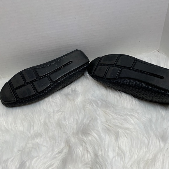 David Stone Mens Sz 8 045844 Black Slip On Loafer shoes driving Flats - Picture 5 of 5